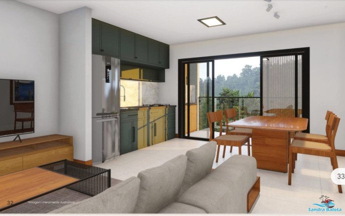 Imagem Apartamento com 1 Quarto à Venda, 40 m² em Saco Da Ribeira - Ubatuba