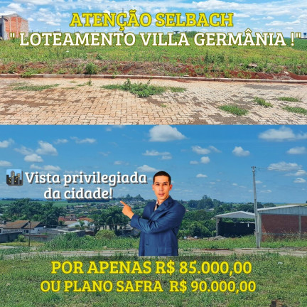 Terreno à Venda, 240 m² em Centro - Selbach