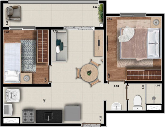 Imagem Imóvel com 3 Quartos à Venda, 57 m² em Vila Andrade - São Paulo