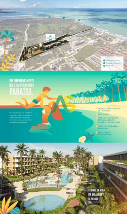 Imagem Flat com 1 Quarto à Venda, 32 m² em Praia Dos Carneiros - Tamandaré Imagem Flat com 1 Quarto à Venda, 32 m² em Praia Dos Carneiros - Tamandaré