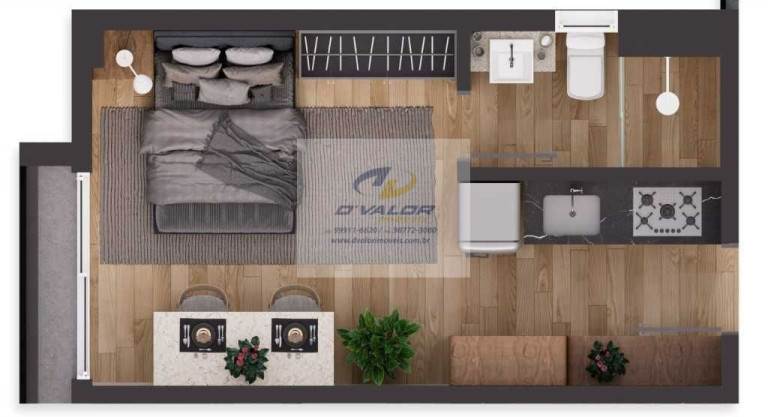 Imagem Flat com 1 Quarto à Venda, 25 m² em Intermares - Cabedelo