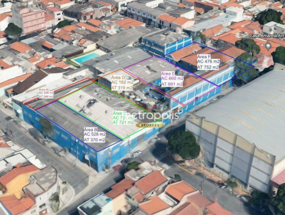Imagem Galpão à Venda ou Locação, 2.810 m² em Cerâmica - São Caetano Do Sul Imagem Galpão à Venda ou Locação, 2.810 m² em Cerâmica - São Caetano Do Sul