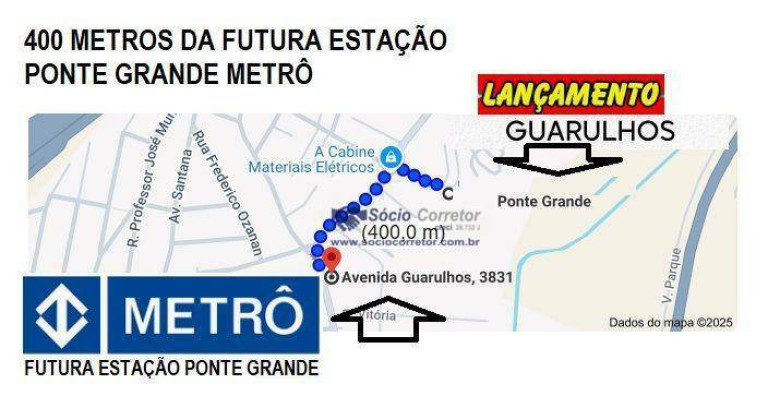 Imagem Apartamento com 2 Quartos à Venda, 37 m² em Ponte Grande - Guarulhos