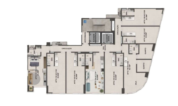 Imagem Apartamento com 2 Quartos à Venda, 48 m² em Boa Viagem - Recife