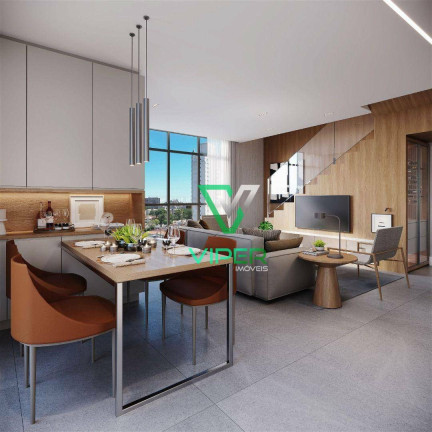 Imagem Apartamento com 1 Quarto à Venda, 22 m² em Alto Da Glória - Curitiba