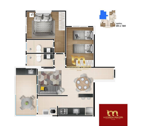 Imagem Apartamento com 2 Quartos à Venda, 70 m² em Vila Atlantica - Mongaguá Imagem Apartamento com 2 Quartos à Venda, 70 m² em Vila Atlantica - Mongaguá