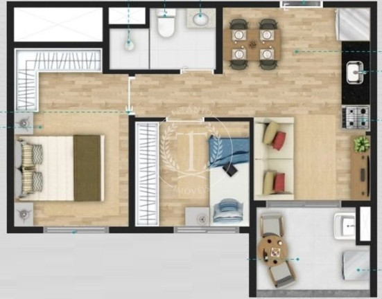 Imagem Apartamento com 2 Quartos à Venda, 39 m² em Imirim - São Paulo