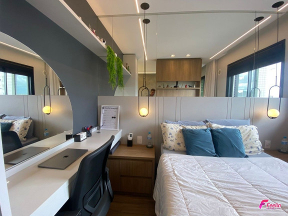 Imagem Apartamento com 1 Quarto à Venda, 37 m² em Kobrasol - São José