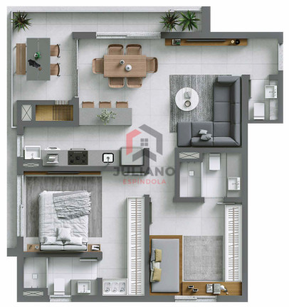 Imagem Apartamento com 2 Quartos à Venda, 87 m² em Boa Vista - Porto Alegre