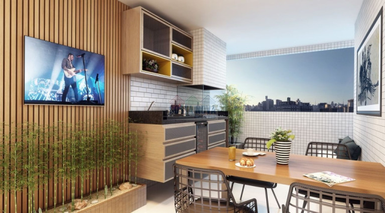 Imagem Apartamento com 3 Quartos à Venda, 91 m² em Boqueirão - Santos Imagem Apartamento com 3 Quartos à Venda, 91 m² em Boqueirão - Santos