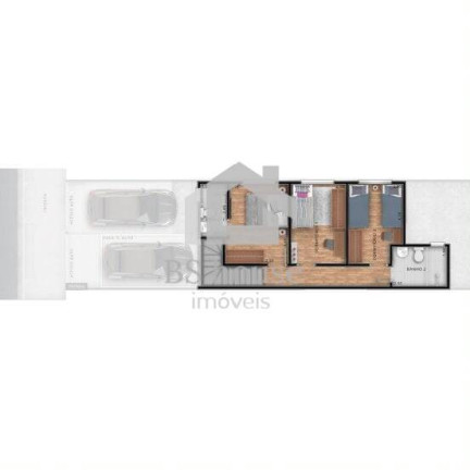 Imagem Sobrado com 3 Quartos à Venda, 94 m² em Parque Das Nações - Santo André