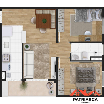 Imagem Apartamento com 2 Quartos à Venda, 51 m² em Bela Alainça - Campinas Imagem Apartamento com 2 Quartos à Venda, 51 m² em Bela Alainça - Campinas
