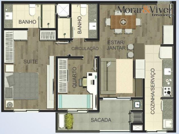 Imagem Apartamento com 2 Quartos à Venda, 78 m² em Vila Izabel - Curitiba