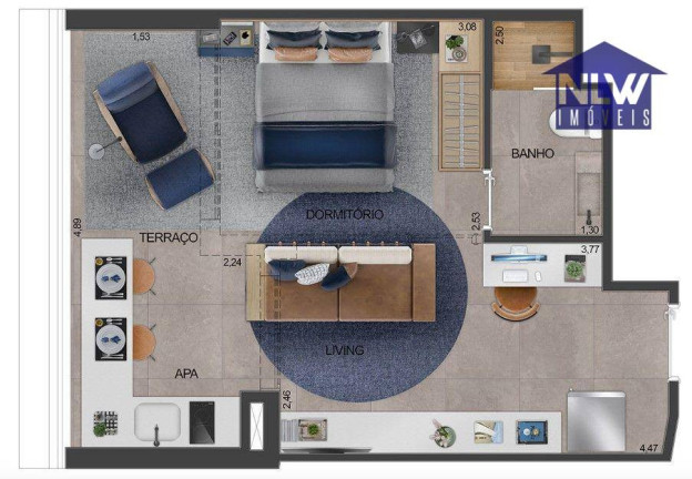 Imagem Apartamento com 1 Quarto à Venda, 33 m² em Butantã - São Paulo