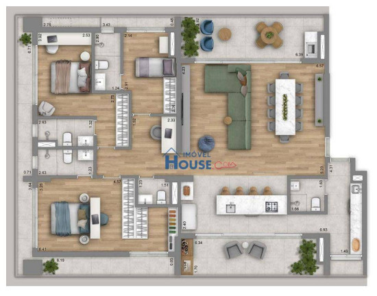 Imagem Apartamento com 3 Quartos à Venda, 187 m² em Perdizes - São Paulo