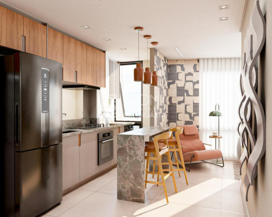 Imagem Apartamento com 2 Quartos à Venda, 57 m² em Jardim - Santo André