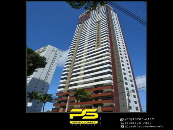 Apartamento com 4 Quartos à Venda, 216 m² em Altiplano Cabo Branco - João Pessoa