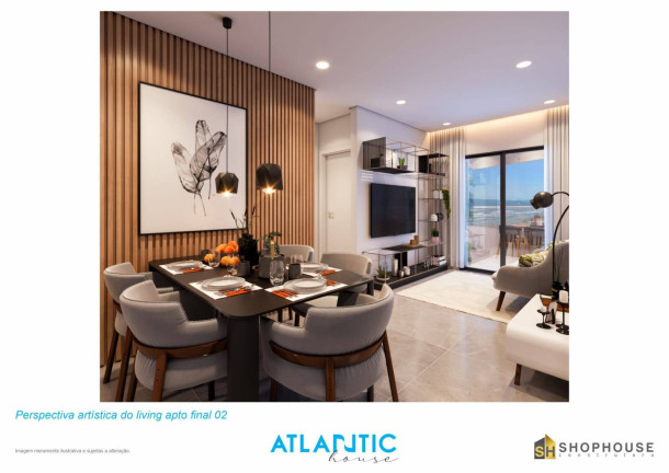 Imagem Apartamento com 2 Quartos à Venda, 53 m² em Solemar - Praia Grande