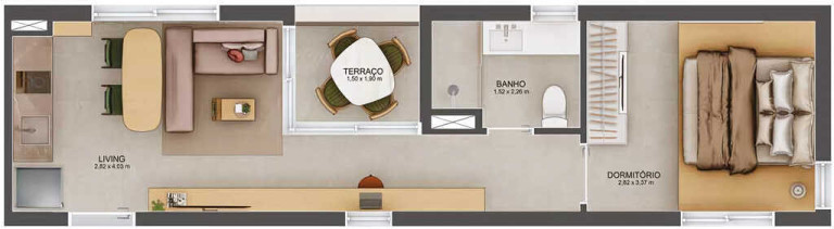 Imagem Apartamento com 1 Quarto à Venda, 52 m² em Ibirapuera - São Paulo Imagem Apartamento com 1 Quarto à Venda, 52 m² em Ibirapuera - São Paulo