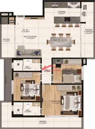 Imagem Apartamento com 2 Quartos à Venda, 113 m² em Saguaçu - Joinville Imagem Apartamento com 2 Quartos à Venda, 113 m² em Saguaçu - Joinville