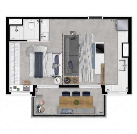 Imagem Apartamento com 1 Quarto à Venda, 37 m² em Vila Madalena - São Paulo