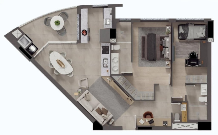 Imagem Cobertura com 2 Quartos à Venda, 138 m² em Cristo Rei - Curitiba