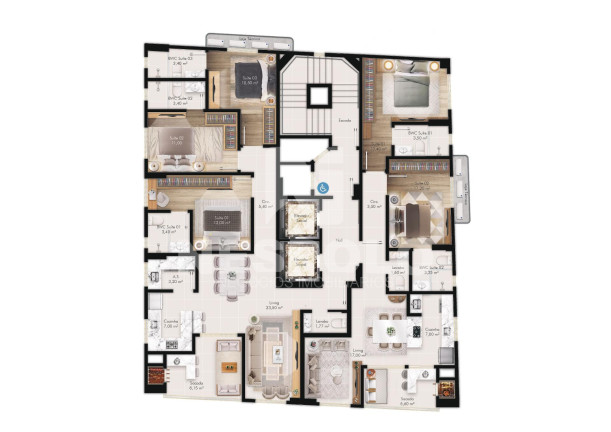 Imagem Apartamento à Venda, 78 m² em Perequê - Porto Belo Imagem Apartamento à Venda, 78 m² em Perequê - Porto Belo