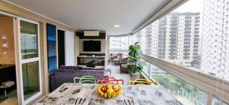 Imagem Apartamento com 3 Quartos para Alugar, 143 m² em Caiçara - Praia Grande