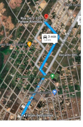 Terreno à Venda, 360 m² em Parque Alvorada I - Luziânia