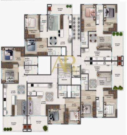 Imagem Apartamento com 2 Quartos à Venda, 69 m² em Pinheira - Palhoça Imagem Apartamento com 2 Quartos à Venda, 69 m² em Pinheira - Palhoça