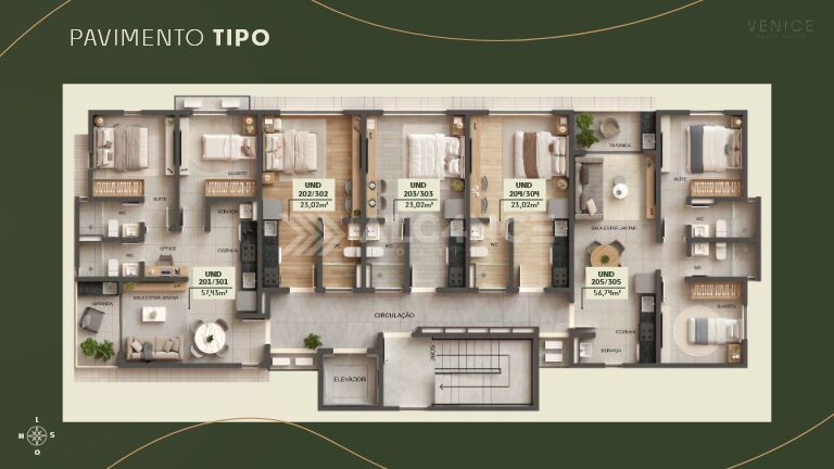 Imagem Imóvel com 2 Quartos à Venda, 57 m² em Intermares - Cabedelo