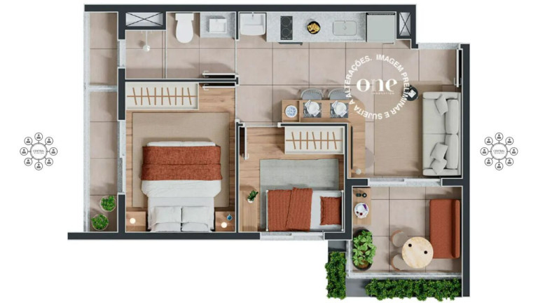 Imagem Apartamento com 2 Quartos à Venda, 45 m² em Santa Cecília - São Paulo Imagem Apartamento com 2 Quartos à Venda, 45 m² em Santa Cecília - São Paulo