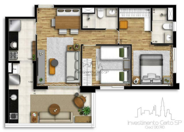 Imagem Apartamento com 2 Quartos à Venda, 68 m² em Saúde - São Paulo Imagem Apartamento com 2 Quartos à Venda, 68 m² em Saúde - São Paulo