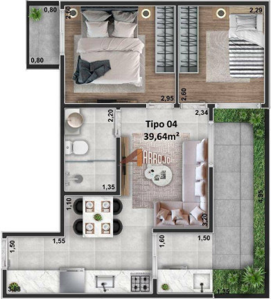 Apartamento com 1 Quarto à Venda, 30 m² em Vila Esperança - São Paulo