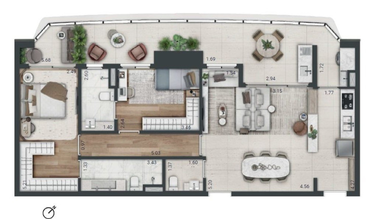 Imagem Apartamento com 2 Quartos à Venda, 77 m² em Real Parque - São Paulo Imagem Apartamento com 2 Quartos à Venda, 77 m² em Real Parque - São Paulo