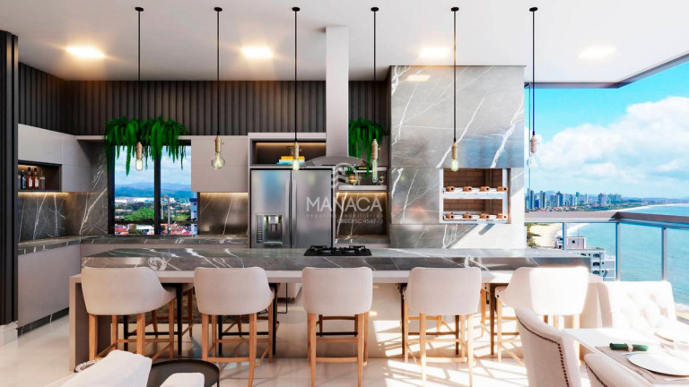 Imagem Apartamento com 4 Quartos à Venda, 201 m² em Centro - Balneário Piçarras