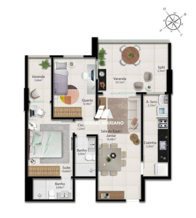 Imagem Apartamento com 2 Quartos à Venda, 76 m² em Praia Da Costa - Vila Velha Imagem Apartamento com 2 Quartos à Venda, 76 m² em Praia Da Costa - Vila Velha