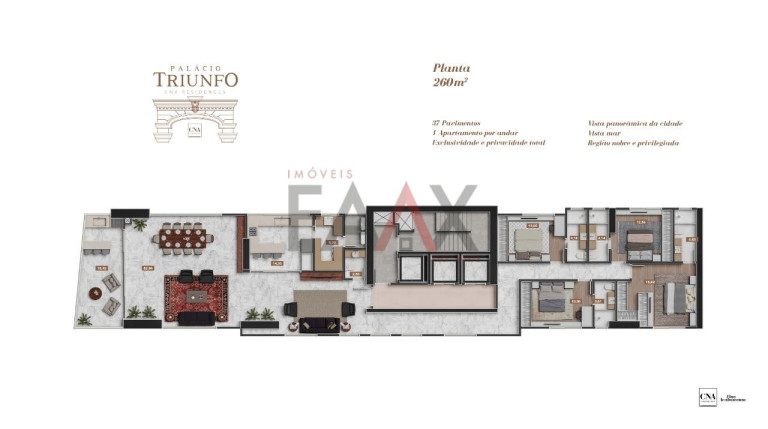 Imagem Apartamento à Venda, 260 m² em Centro - Itapema