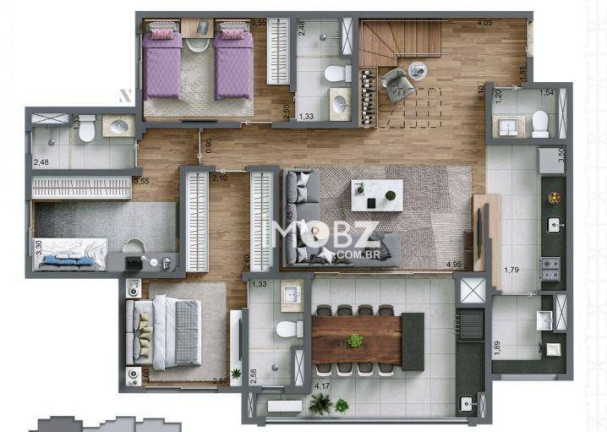 Imagem Imóvel com 3 Quartos à Venda, 108 m² em Jardim Caravelas - São Paulo Imagem Imóvel com 3 Quartos à Venda, 108 m² em Jardim Caravelas - São Paulo