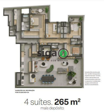 Imagem Apartamento com 4 Quartos à Venda, 265 m² em Brooklin - São Paulo