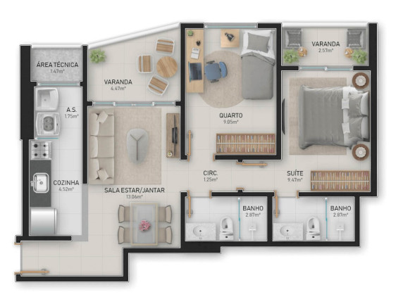 Imagem Imóvel com 2 Quartos à Venda, 61 m² em Praia De Itaparica - Vila Velha Imagem Imóvel com 2 Quartos à Venda, 61 m² em Praia De Itaparica - Vila Velha