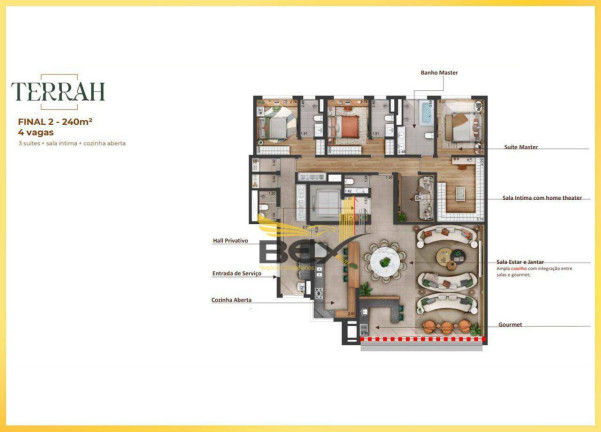 Imagem Apartamento com 4 Quartos à Venda, 330 m² em Alphaville Empresarial - Barueri