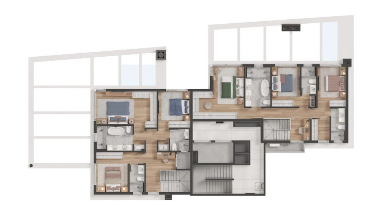 Imagem Apartamento com 2 Quartos à Venda, 235 m² em Alto Da Rua Xv - Curitiba