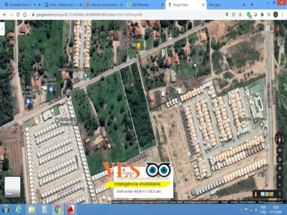 Terreno à Venda, 9.250 m² em Sim - Feira De Santana