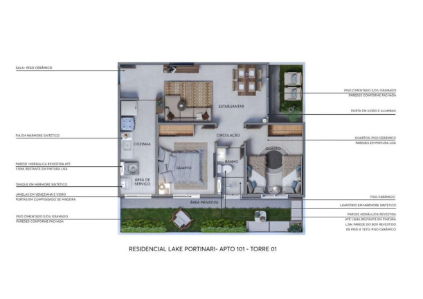 Imagem Apartamento com 2 Quartos à Venda, 44 m² em Jardim Morumbi - Londrina Imagem Apartamento com 2 Quartos à Venda, 44 m² em Jardim Morumbi - Londrina