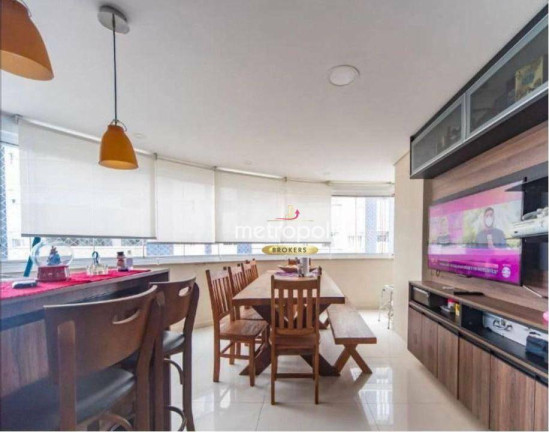 Imagem Apartamento com 3 Quartos à Venda, 126 m² em Vila Scarpelli - Santo André