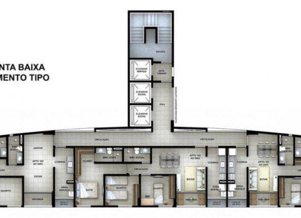 Apartamento com 3 Quartos à Venda, 67 m² em Ilha Do Retiro - Recife