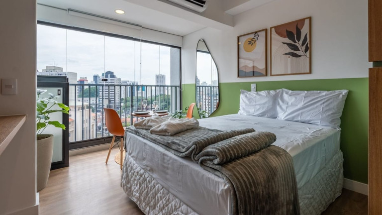 Apartamento com 1 Quarto para Alugar, 22 m² em Consolação - São Paulo