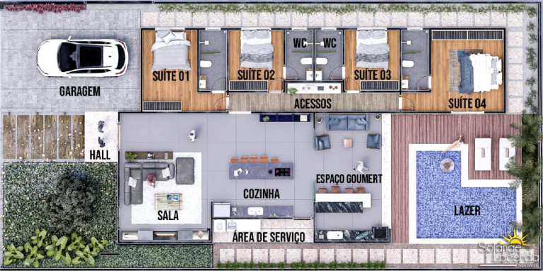 Imagem Casa de Condomínio com 4 Quartos à Venda, 400 m² em Horto Florestal - Ubatuba
