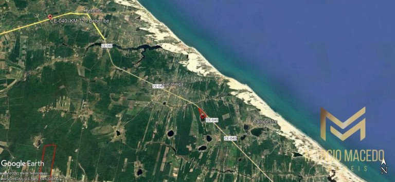 Terreno à Venda, 247.664 m² em Zona Rural - Beberibe